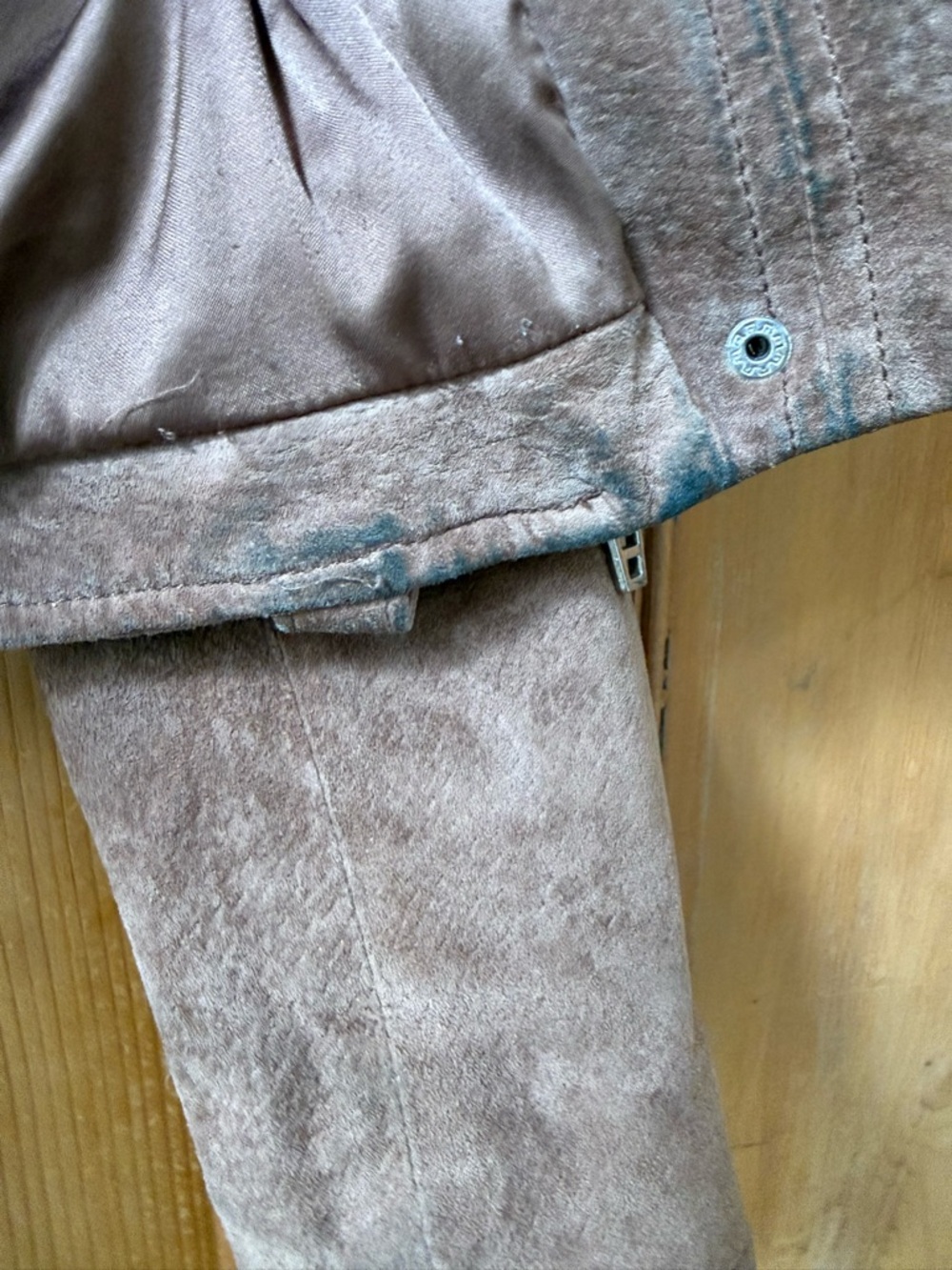 Blank NYC brown Suede Moto Jacket zippers edgy - Picture 9 of 10